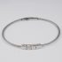 Salvatore Bersani Mens Single Strand Steel Cable Bracelet..