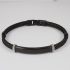 Salvatore Bersani Mens Black Steel Bracelet.