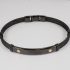 Salvatore Bersani Mens Matt Black Steel Cable Bracelet