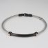 Salvatore Bersani Mens  Steel Cable Bracelet