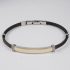 Salvatore Bersani Mens Black Steel Bracelet