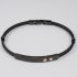 Salvatore Bersani Mens  Matt Black Cable Bracelet