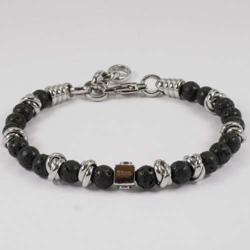 Black Lava Stone Bracelet