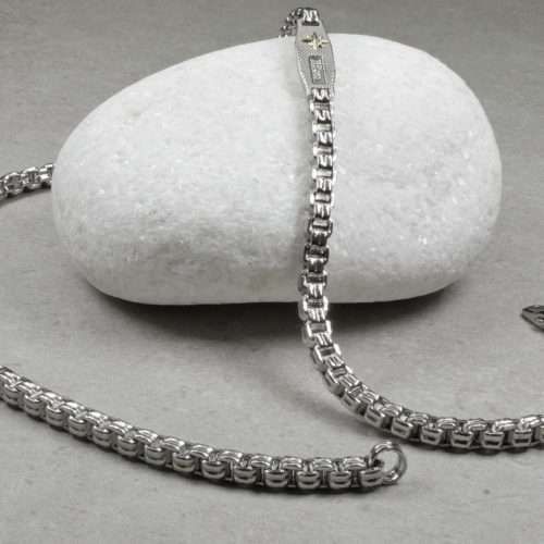 Chunky Stainless Steel Box Chain Necklace